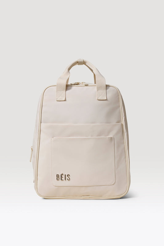 The Expandable Backpack in Beige