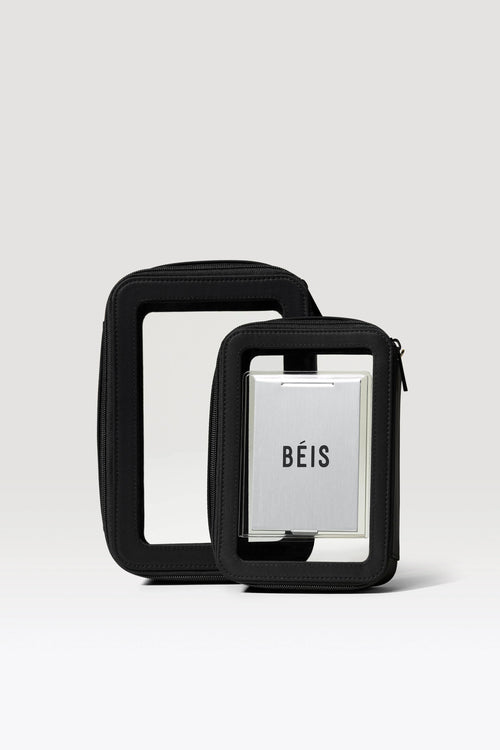 The In Flight Cosmetic Set in Black