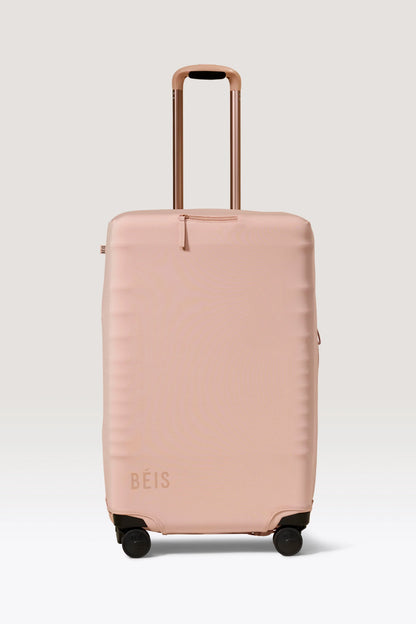The Medium Check-In Luggage Cover in Atlas Pink