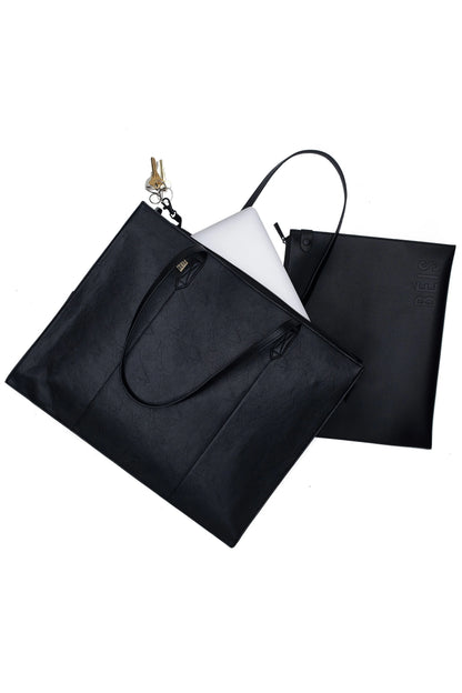 The Large Work Tote in Black