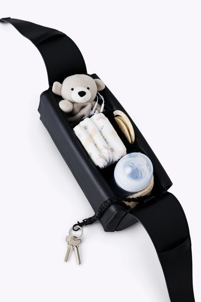 The Convertible Stroller Caddy in Black
