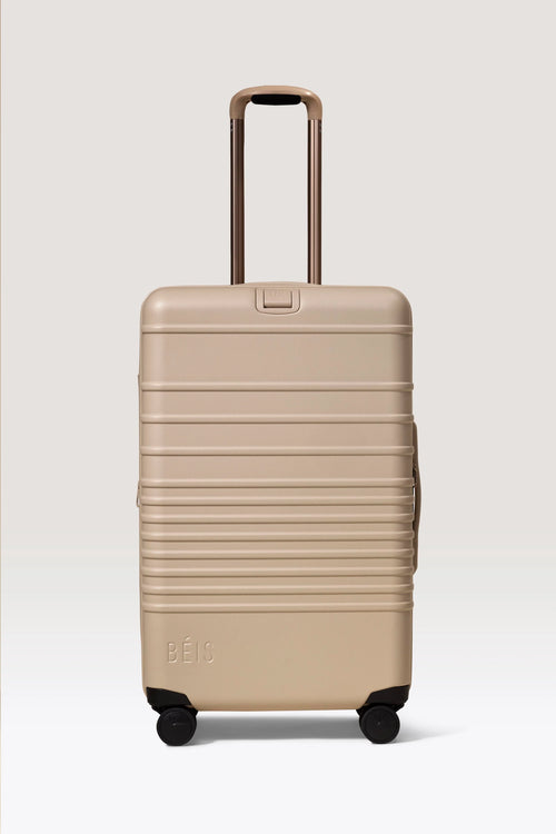 The Medium Check-In Roller in Beige