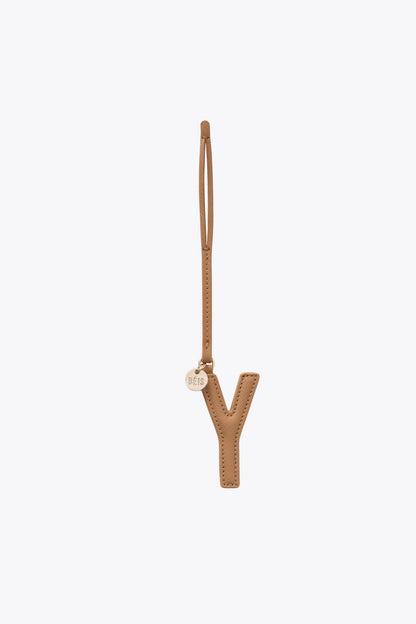The Letter Charm in Camel